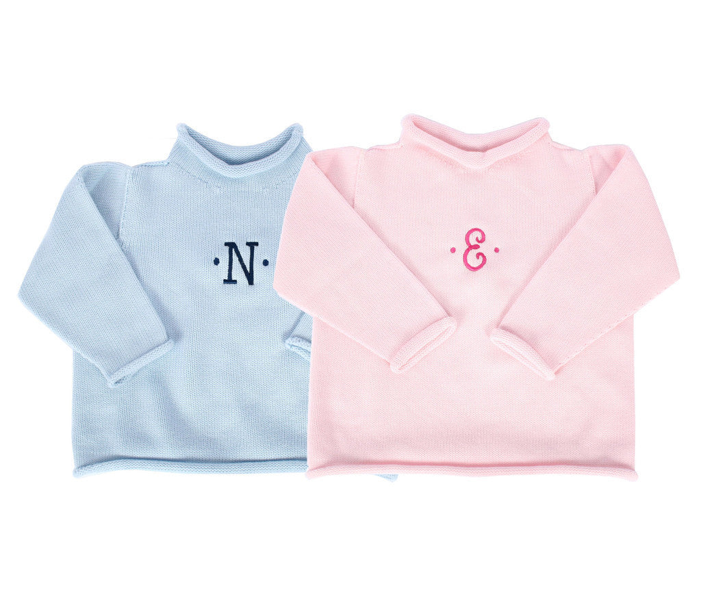 Children's & Youth Rollneck Sweater – Proper Southern Monograms